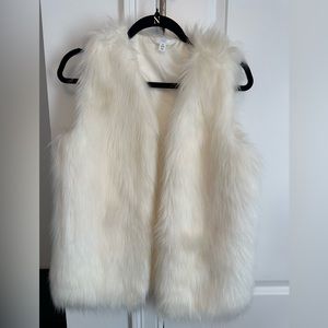 White winter vest